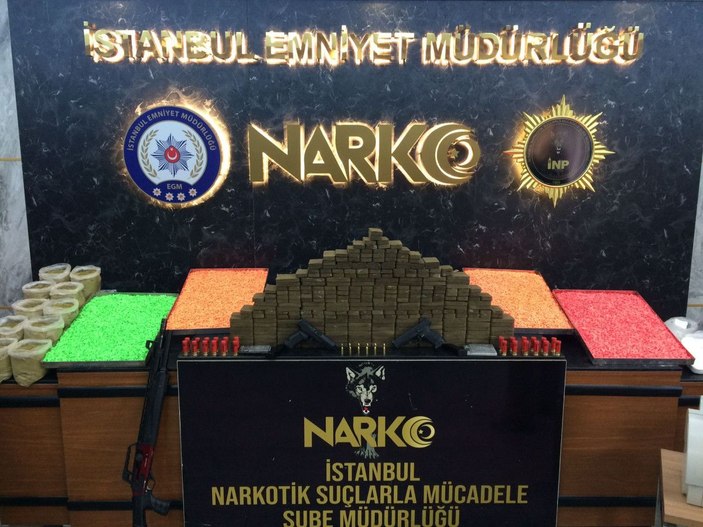 İstanbul'da kilolarca uyuşturucu yakalandı -8