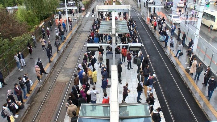 İstanbul'da iş çıkışı toplu taşıma araçlarında yoğunluk -2