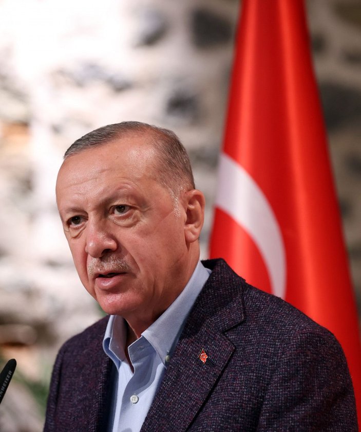 Fotoğraflar // Cumhurbaşkanı Erdoğan, Uluslararası Demokratlar Birliği heyetini kabul etti -6