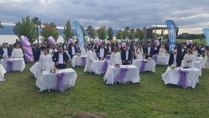 46 Roman çiftin toplu nikah töreni yapıldı -5