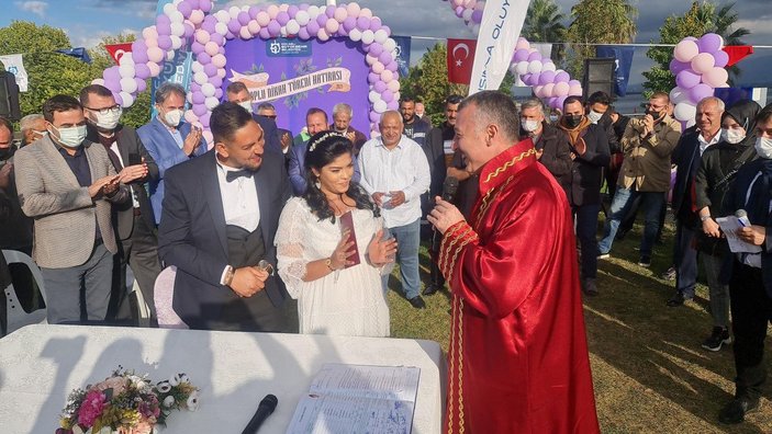 46 Roman çiftin toplu nikah töreni yapıldı -1