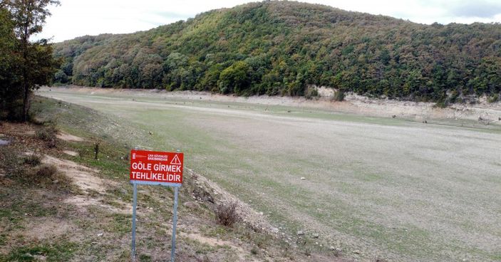 Trakya'da, İstanbul'un suyunu karşılayan barajlar kurudu -6