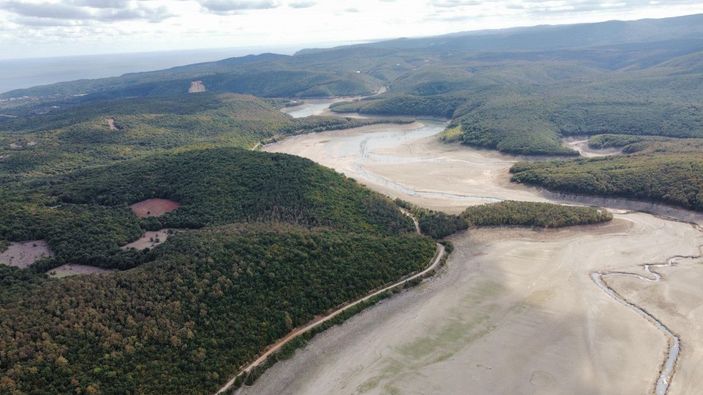 Trakya'da, İstanbul'un suyunu karşılayan barajlar kurudu -3
