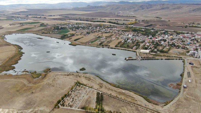 Sivas'ta çevre felaketi: Çekilen Ulaş Gölü'nde yüzlerce balık öldü