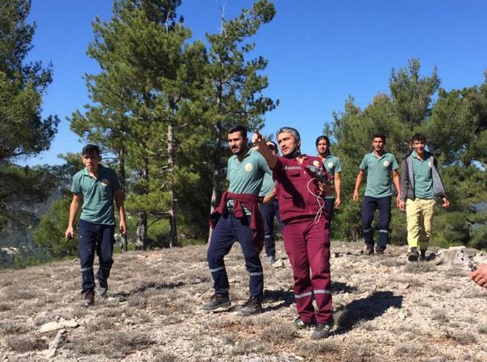 d Denizli'de kayıp alzheimer hastası drone ile bulundu