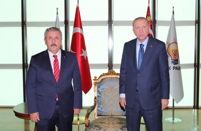 Cumhurbaşkanı Erdoğan, Destici ile görüştü -1