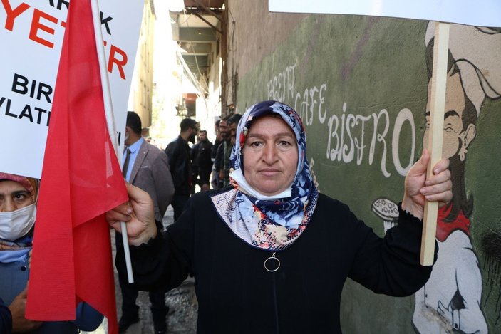 Hakkari'deki evlat eylemine Diyarbakır'daki annelerden destek -9