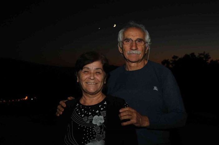 Amasya’da gökyüzünde ay ile yıldızın duygulandıran buluşması -4