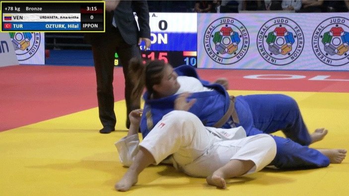 Milli judocu Hilal Öztürk dünya üçüncüsü oldu -4