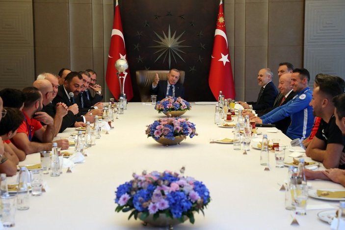 Cumhurbaşkanı Erdoğan, Ampute Milli Takımını kabul etti -7