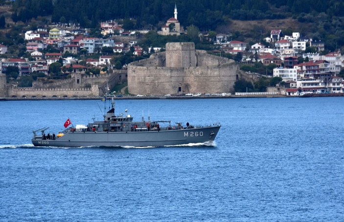 NATO savaş gemileri, 'Nusret-2021 Davet Tatbikatı' için Çanakkale'de -7