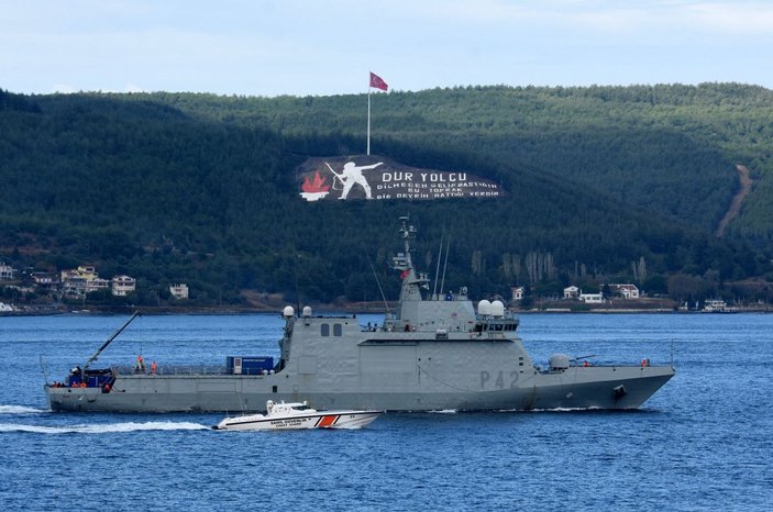 NATO savaş gemileri, 'Nusret-2021 Davet Tatbikatı' için Çanakkale'de -1