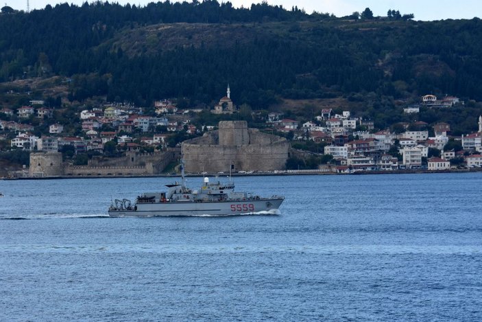 NATO savaş gemileri, 'Nusret-2021 Davet Tatbikatı' için Çanakkale'de -9
