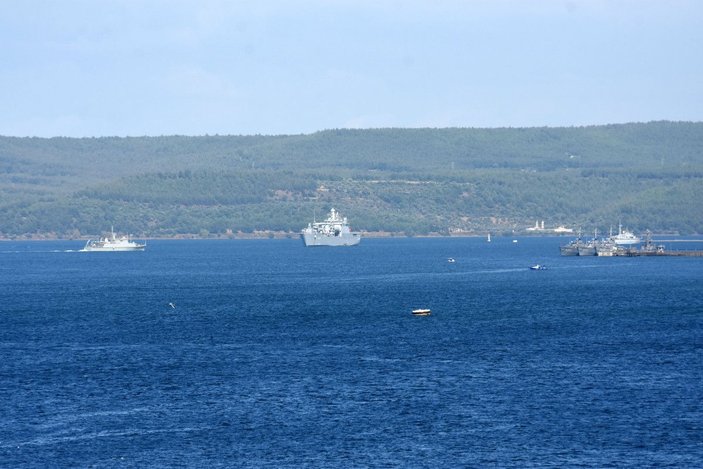 NATO savaş gemileri, 'Nusret-2021 Davet Tatbikatı' için Çanakkale'de -5