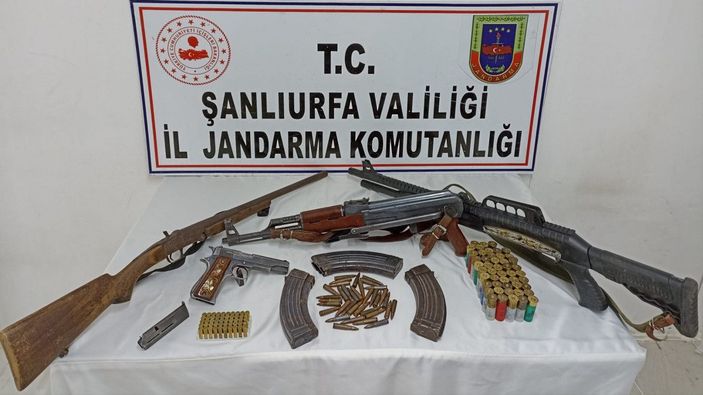 Şanlıurfa'da silah kaçakçılığına 2 gözaltı -4
