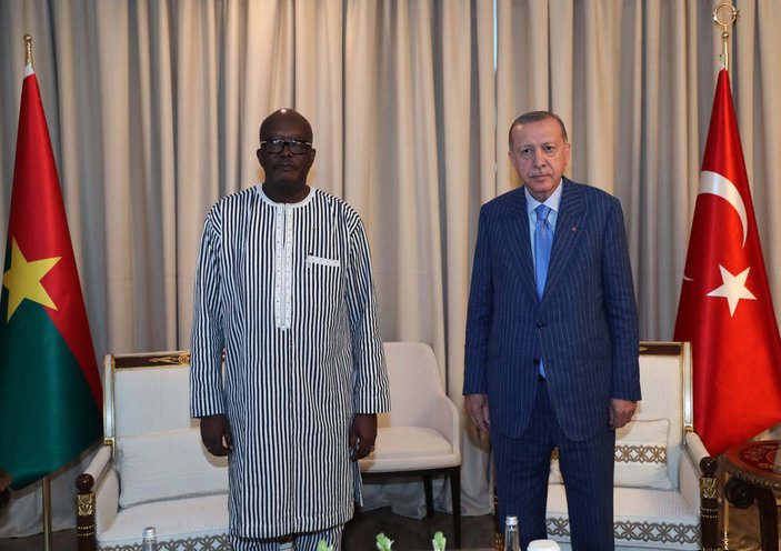 Cumhurbaşkanı Erdoğan, Burkina Faso Devlet Başkanı Kabore ile görüştü -1