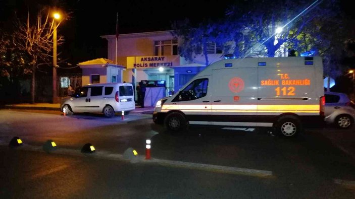 Aksaray'da gaspçı, bir kişiyi darbetti, bir bekçiyi de bıçakladı