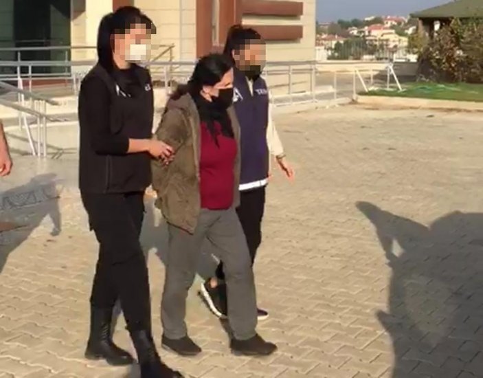 İzmir’de 8 yıl hapis cezası bulunan PKK’lı kadın terörist yakalandı -1