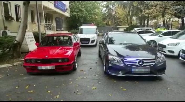 Bahçelievler'de usulsüz 'çakar' kullanan ve 'drift' yapanlara ceza -1