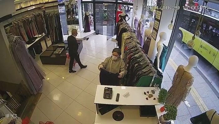 Kadıköy’de abiye hırsızlığı kamerada -2