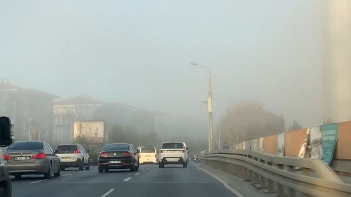 İstanbul'da yoğun sis etkisini sürdürüyor -1