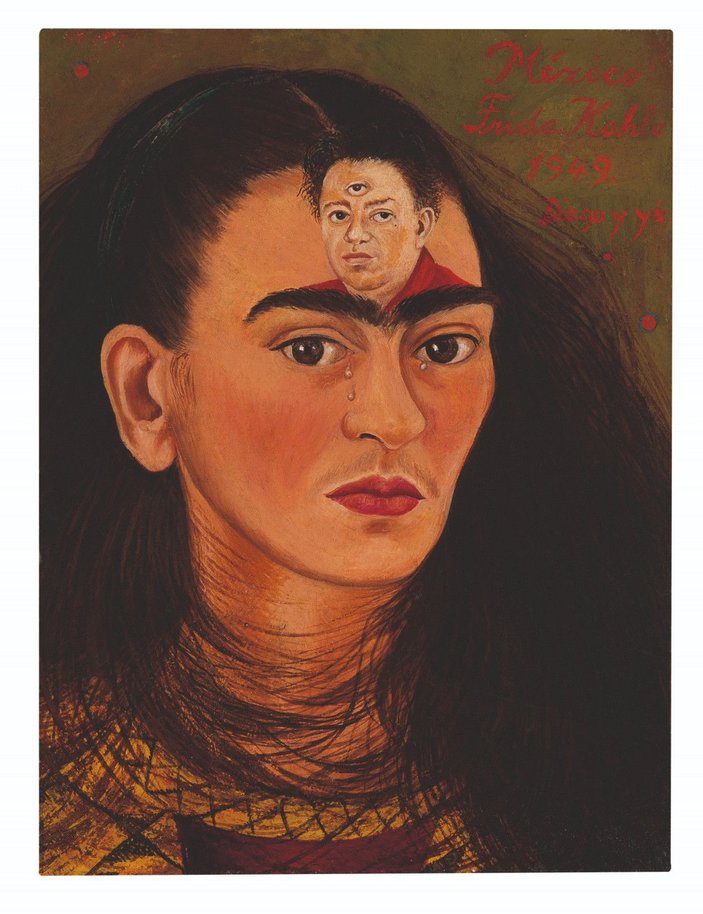 Frida Kahlo’nun son otoportresi, ABD’de 34,9 milyon dolara satıldı -1