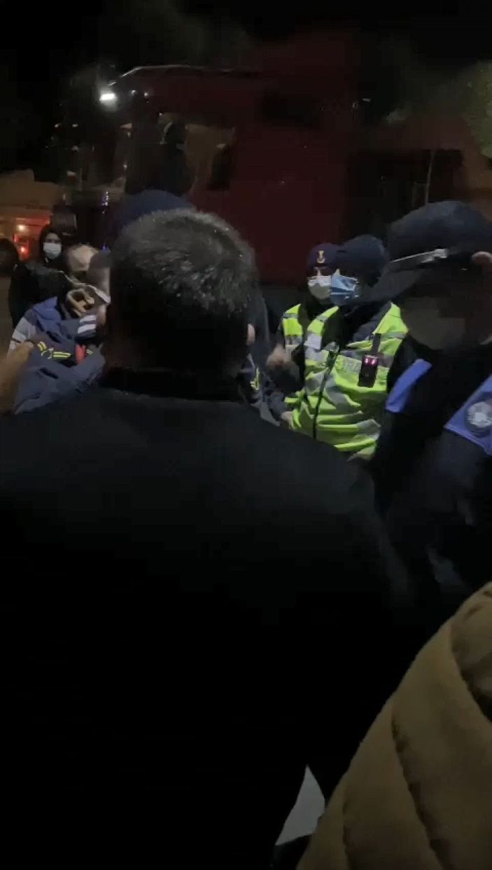 Zabıta ve kamyon şoförleri arasında 'yetki' gerginliği  -2