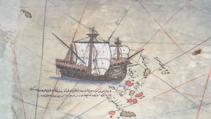 Piri Reis'in dünya haritası yeniden Topkapı Sarayı'nda sergilenmeye başlandı -10