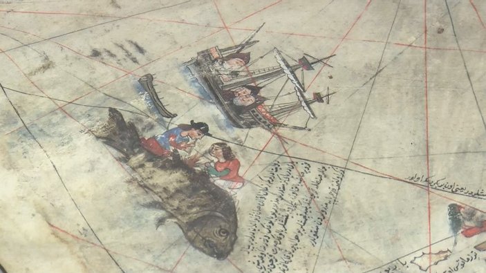 Piri Reis'in dünya haritası yeniden Topkapı Sarayı'nda sergilenmeye başlandı -4