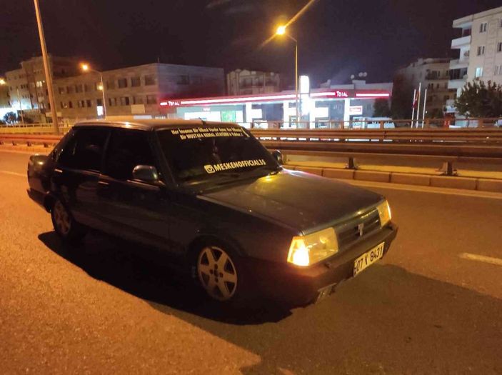 Çalıntı otomobil kovalamaca sonucu yakalandı -2