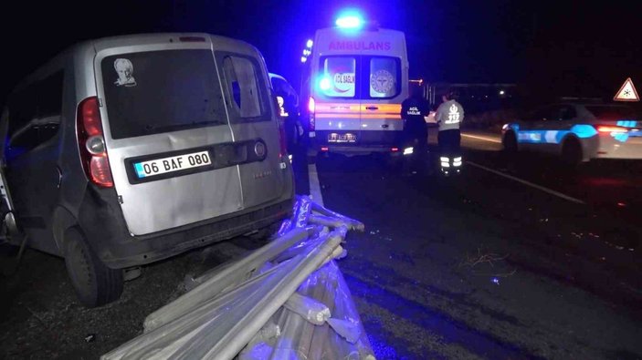 Kırıkkale’de tıra çarpan araç takla attı: 1 ölü