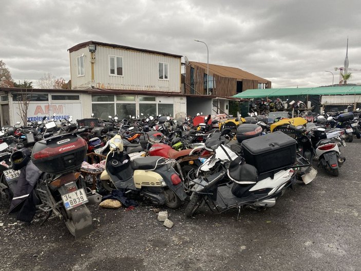 Yasağa rağmen kullanılan 90 motosiklet otoparka çekildi -4