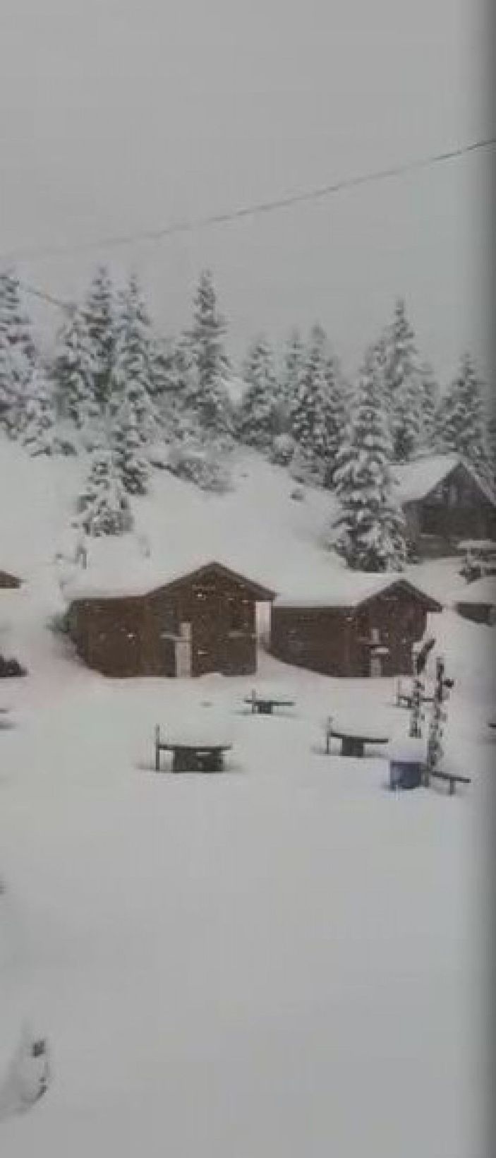 Rize'nin yükseklerinde kar kalınlığı 30 santimi geçti -1