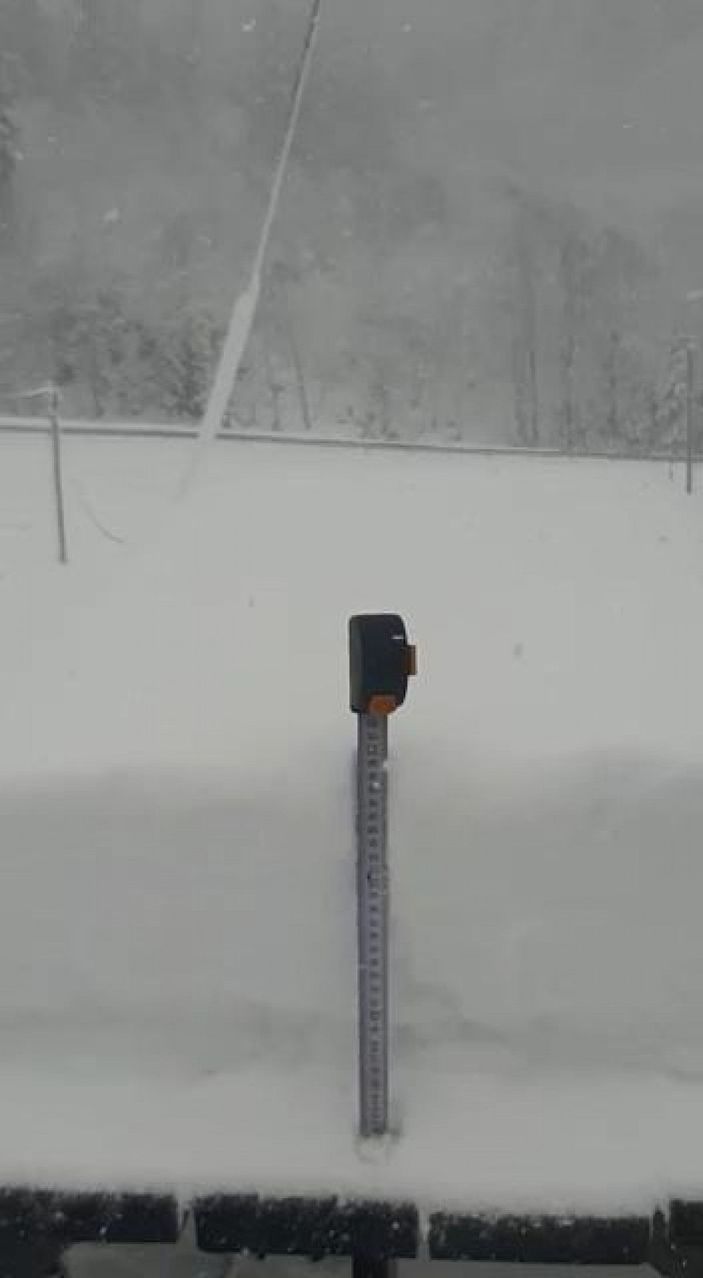 Rize'nin yükseklerinde kar kalınlığı 30 santimi geçti -2