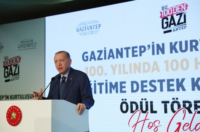 Fotoğraf//Cumhurbaşkanı Erdoğan eğitime destek kampanyası ödül töreninde konuştu -2