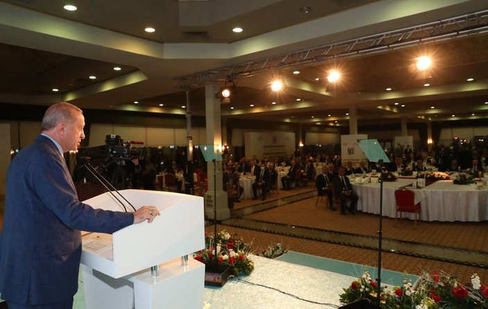 Fotoğraf//Cumhurbaşkanı Erdoğan eğitime destek kampanyası ödül töreninde konuştu -1