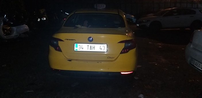 Yolcuya gel sen sür diyen taksi sürücüsüne bin 339 lira para cezası -3