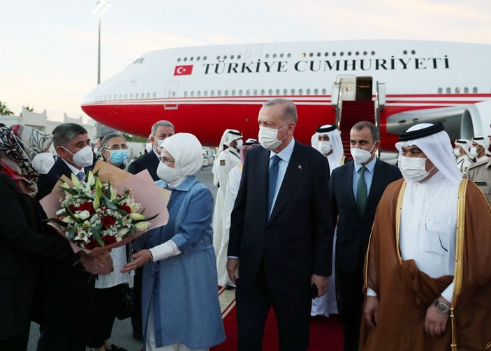 Cumhurbaşkanı Erdoğan, Katar’da -2