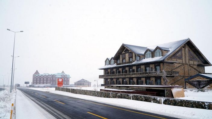 Erciyes’te kar kalınlığı 20 santime ulaştı -9