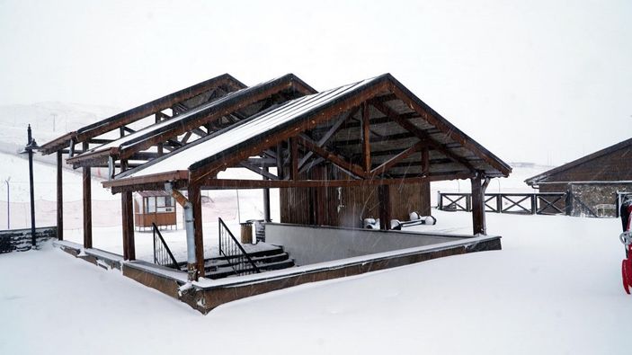 Erciyes’te kar kalınlığı 20 santime ulaştı -8