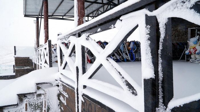 Erciyes’te kar kalınlığı 20 santime ulaştı -7