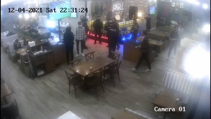 Şehit polisin katil zanlısı kafe denetiminde yakalandı, o anlar güvenlik kamerasında  -5