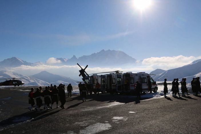 Hakkari'de 3 şehit için askeri tören -9