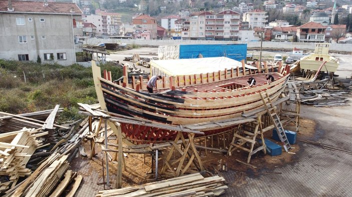 Osmanlı donanmasına gemi üretilen ilçede 50 yıl sonra çektirme tekne yapılıyor -4