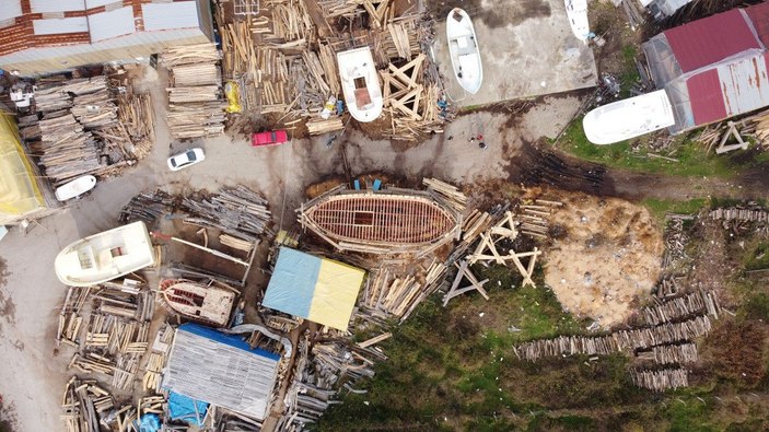 Osmanlı donanmasına gemi üretilen ilçede 50 yıl sonra çektirme tekne yapılıyor -6