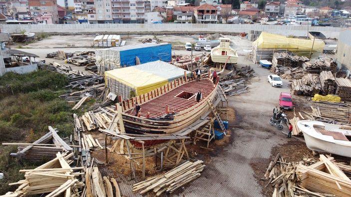 Osmanlı donanmasına gemi üretilen ilçede 50 yıl sonra çektirme tekne yapılıyor -2