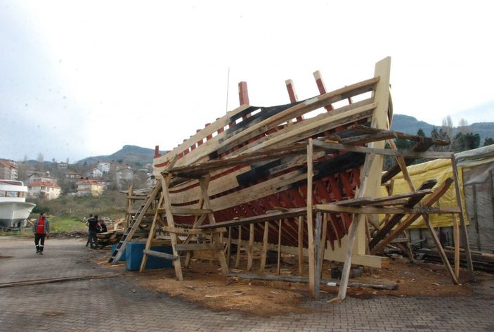 Osmanlı donanmasına gemi üretilen ilçede 50 yıl sonra çektirme tekne yapılıyor -9