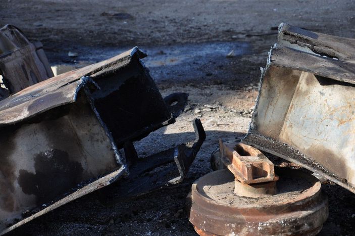 Sökümünü yaptığı hurda iş makinesinin altında kalıp öldü -3