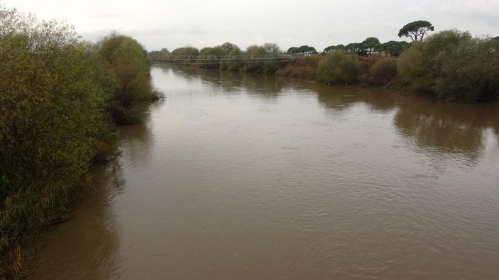 Kuruyan Büyük Menderes Nehri eski günlerine döndü -2