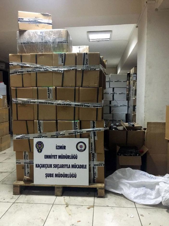 İzmir'de 6 ton sahte etil alkol ele geçirildi -4